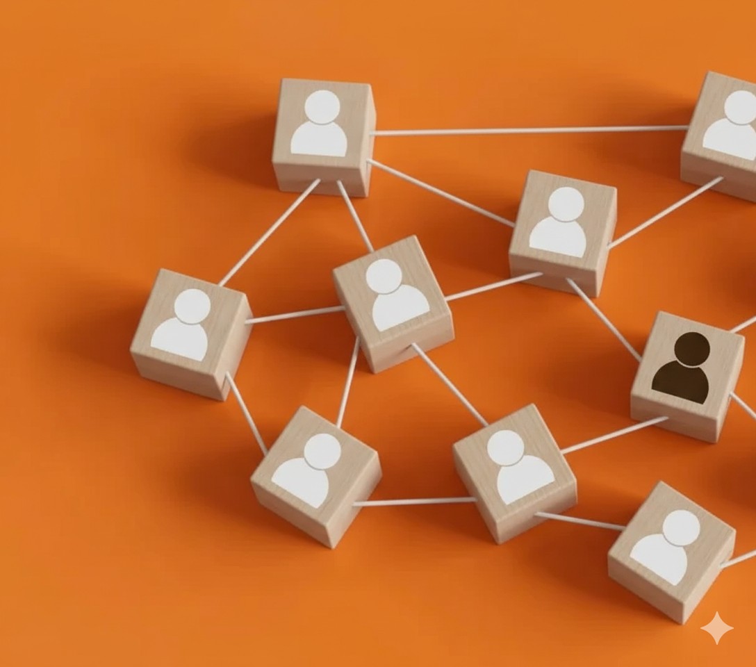 Connected network of Moby shoppers